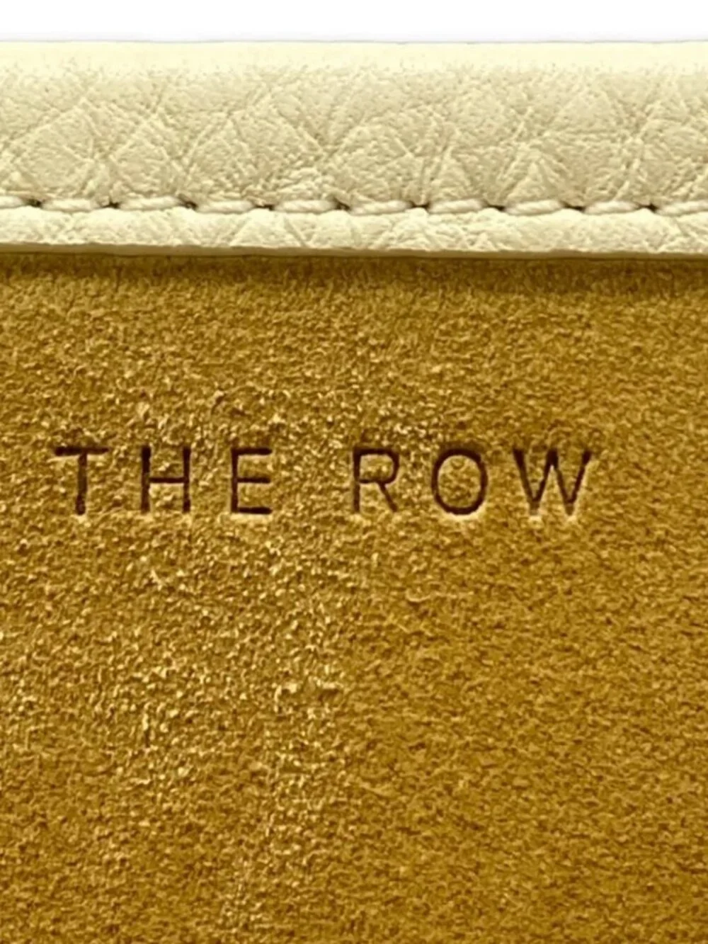 THE ROW Medium N/S Park Tote W1313 L129 Cream Grain Calfskin Leather Tote Bag